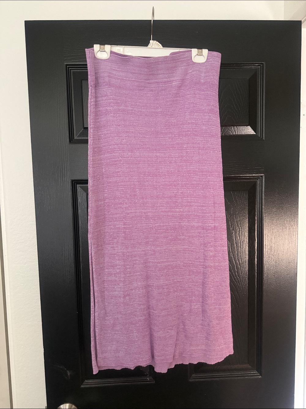 Free People Lavender Knit Maxi Skirt